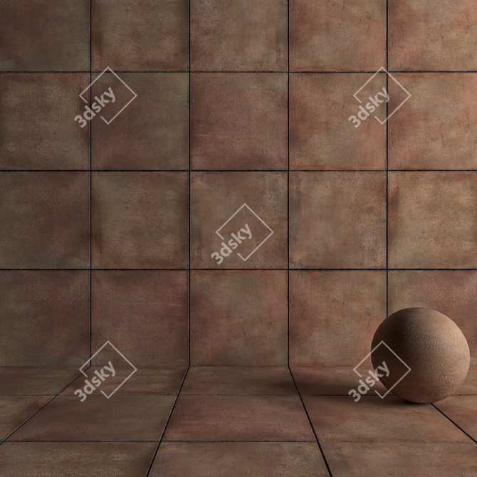 Casa Mila Cotto Stone Wall Tiles 3D model image 4