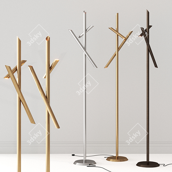 Elegant Take 5775 Floor Lamp 3D model image 1