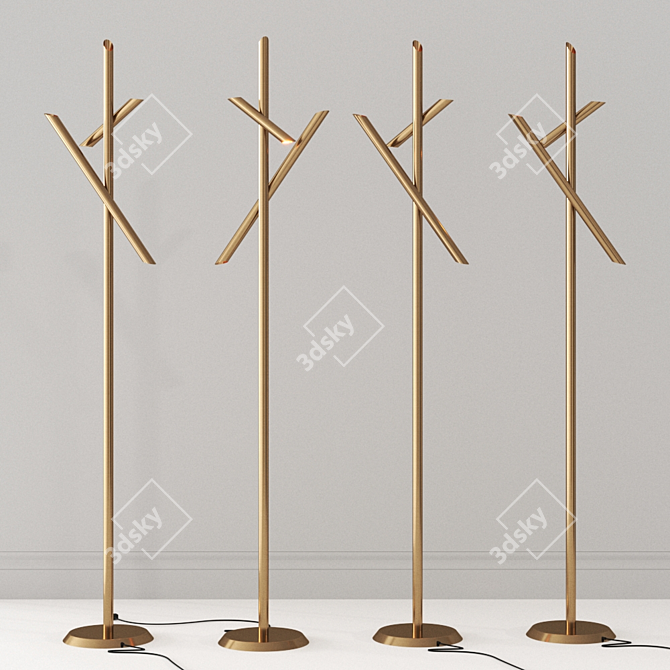 Elegant Take 5775 Floor Lamp 3D model image 4