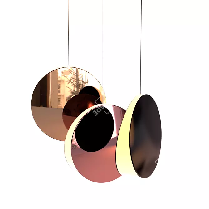 North Pendant Light | Studio Besau-Marguerre Design 3D model image 1