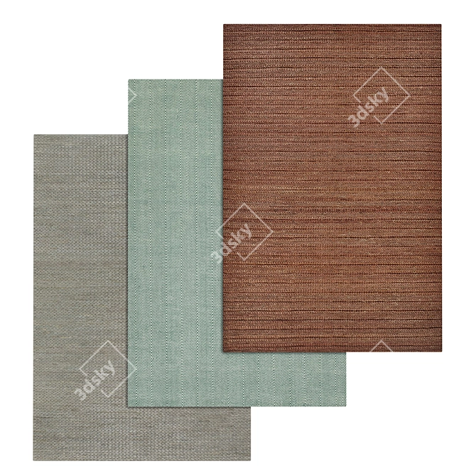 Luxury Carpet Set 3D model image 2