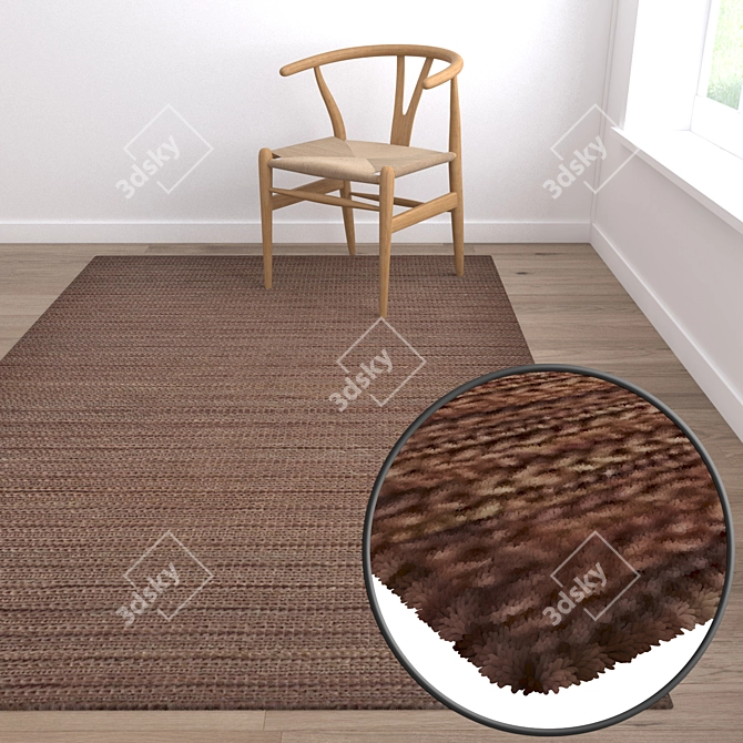 Luxury Carpet Set 3D model image 1