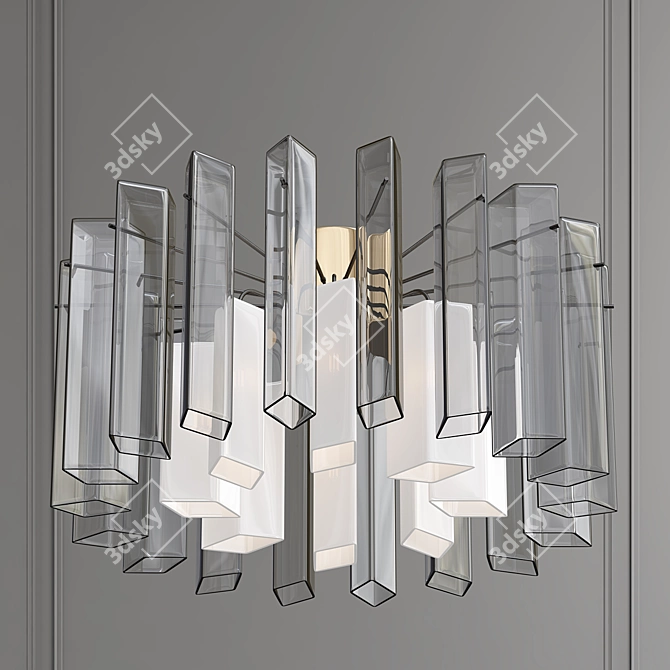 Nystrom 2013 Chandelier: V-Ray Render, 914mm x 901mm 3D model image 1