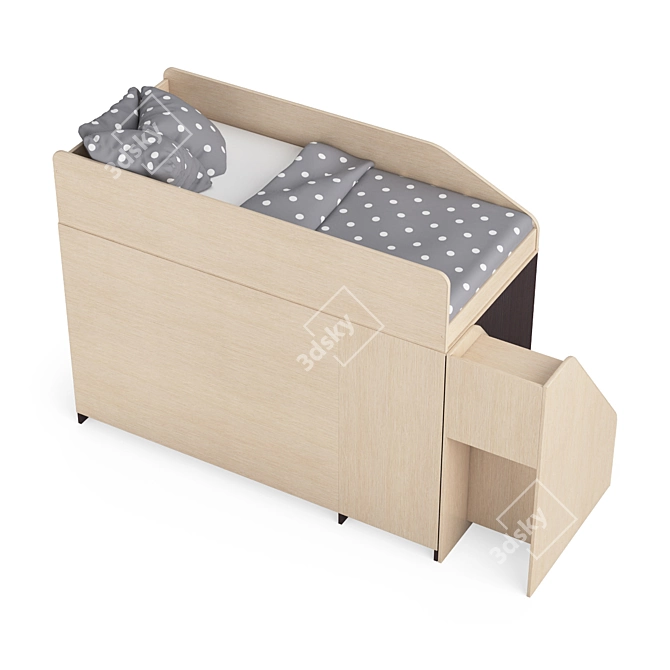 Modular Kids Bed Legenda K11 + LY11 3D model image 3