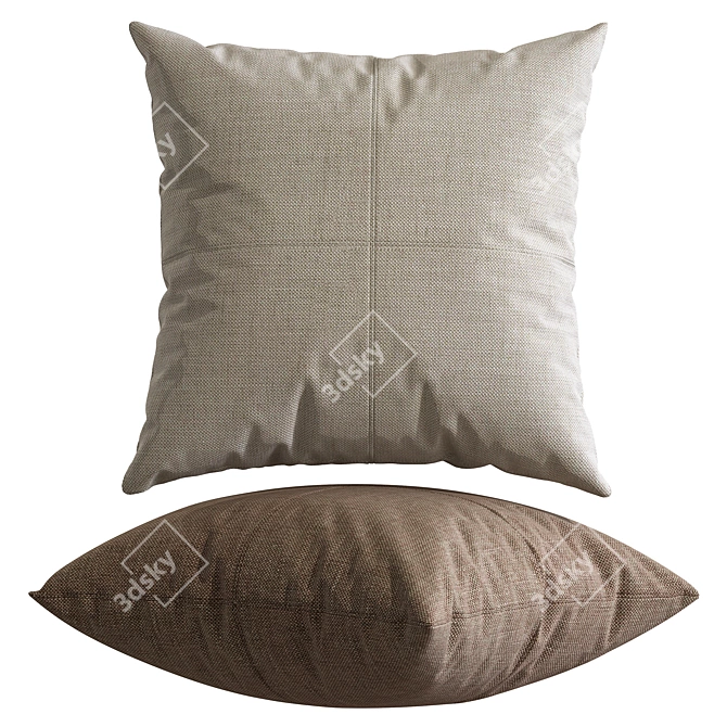 Mesh Collection Decor Pillows 3D model image 3