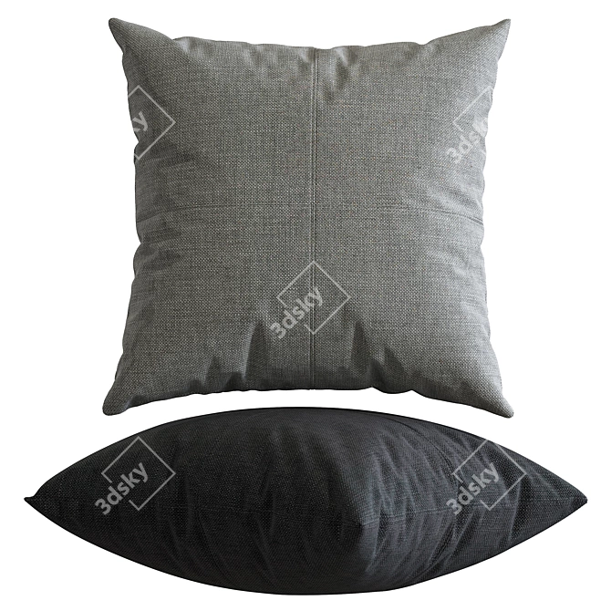 Mesh Collection Decor Pillows 3D model image 4