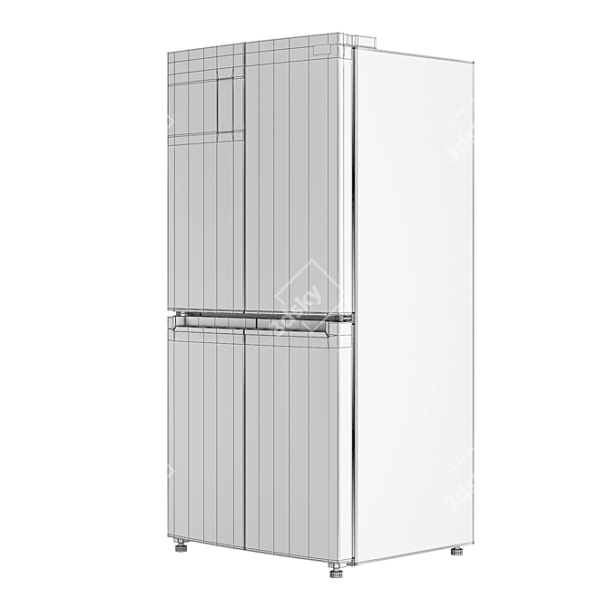 LG GC-B22FTMPL Fridge: Stylish Design, Optimal Size 3D model image 5