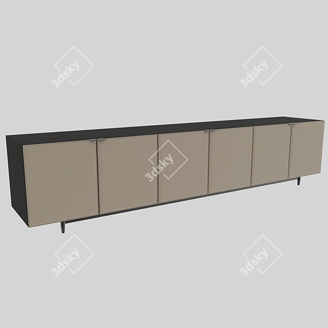 Elegant Morrison Sideboard: Russian Translation Available 3D model image 3