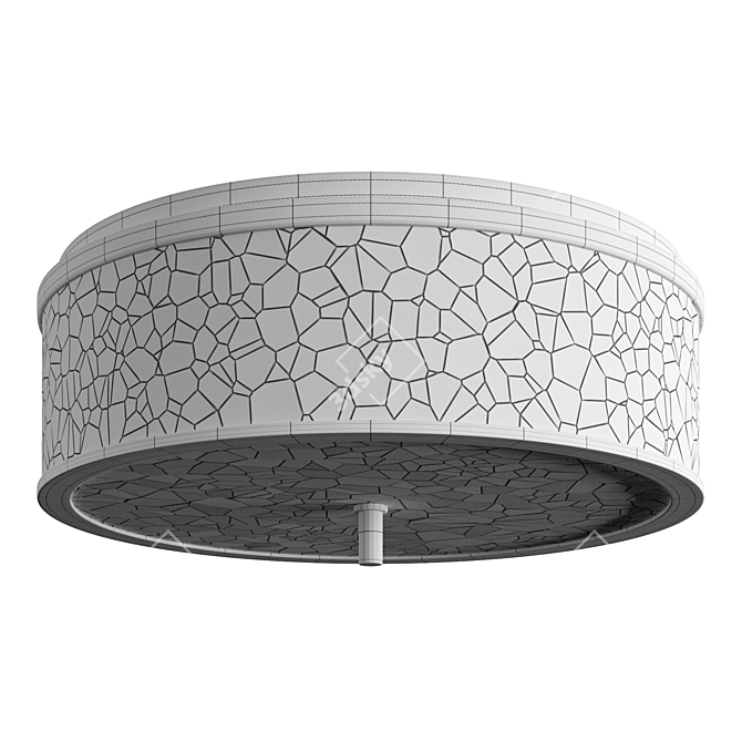 Kelly Wearstler Liaison Medium Flush Mount: Modern, Transitional Lighting 3D model image 2