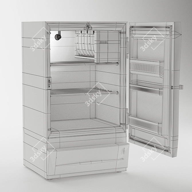 Bosch 108 JA Fridge: Compact and Efficient 3D model image 3