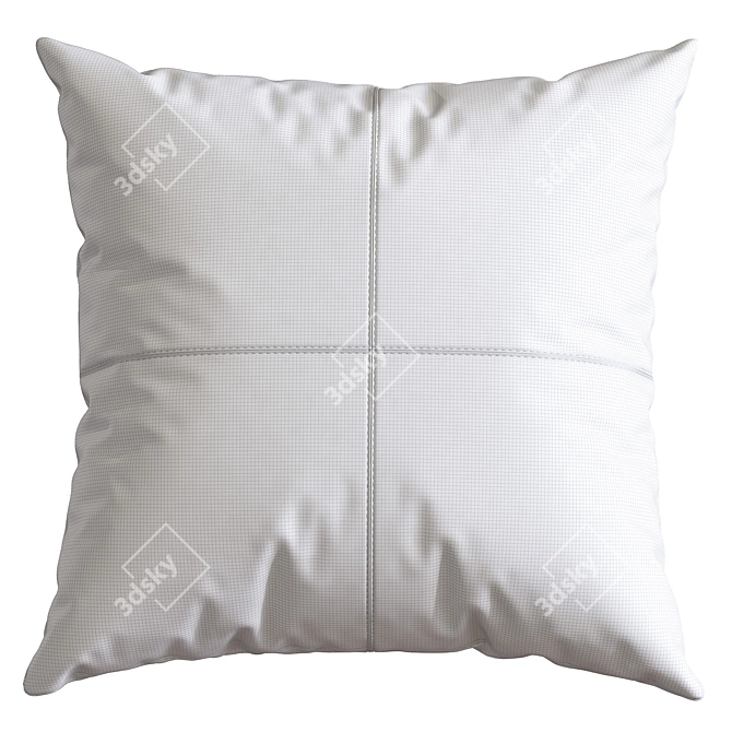 Velvet Pillow Collection: Luxurious and Stylish 3D model image 5