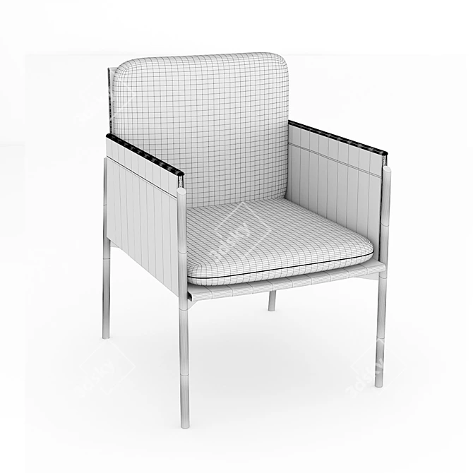 Zenit Chair: Elevate Your Dining Experience 3D model image 3