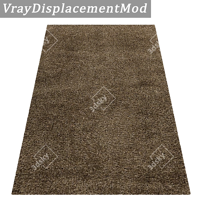 Luxurious Rug Set: High-Quality Textures for Every Perspective 3D model image 3