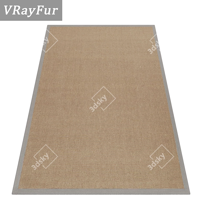 Luxury Carpet Set for High Quality Renderings 3D model image 2