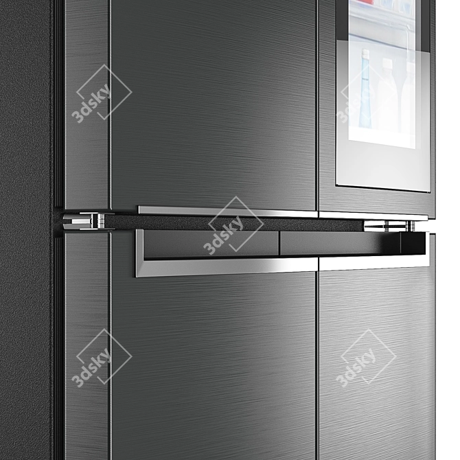 LG GC-Q22FTBKL: Stylish and Spacious Fridge 3D model image 4