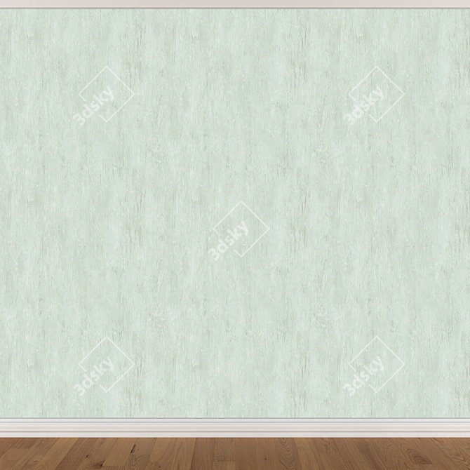 Title: Seamless Wallpaper Set - 3 Colors 3D model image 2