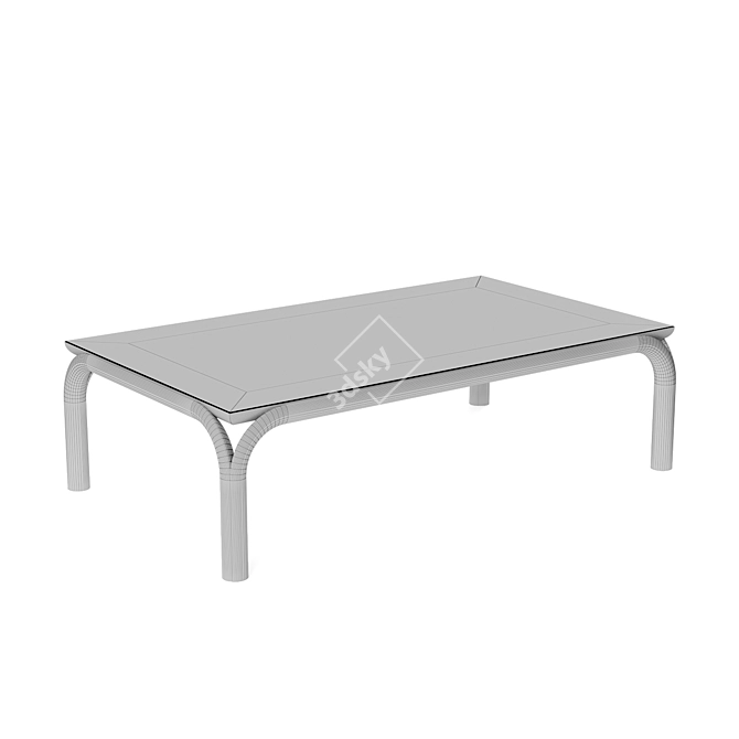 Bruno M_d Maua Coffee Table: Elegant and Functional 3D model image 4