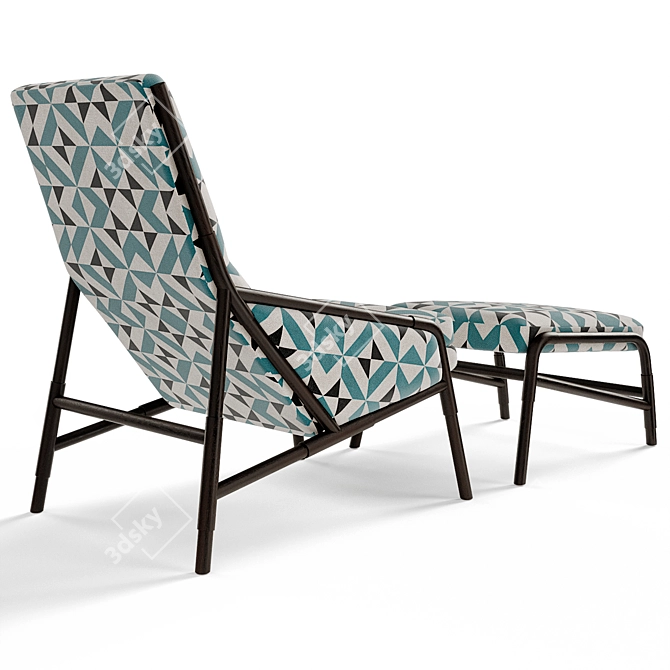 Bruno M_d Bilbao Armchair: Comfort and Style Combined 3D model image 3