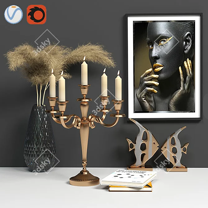 Elegant Décor Accents 3D model image 7