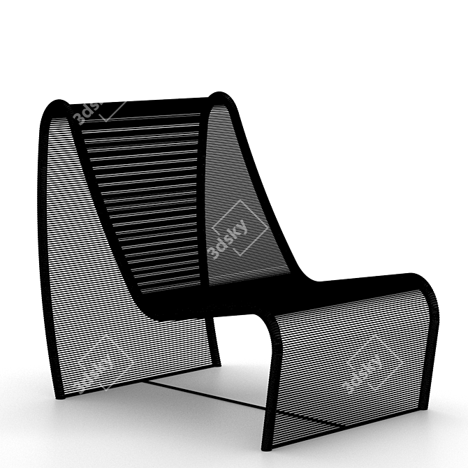 Comfort in Style: Tidelli Armchair 3D model image 2