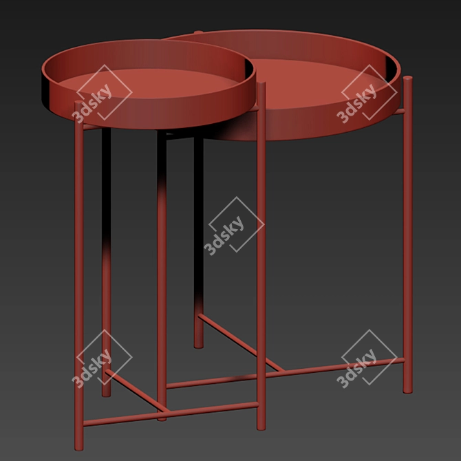 Modern IDA Console Table, Vray & Corona Compatible 3D model image 2