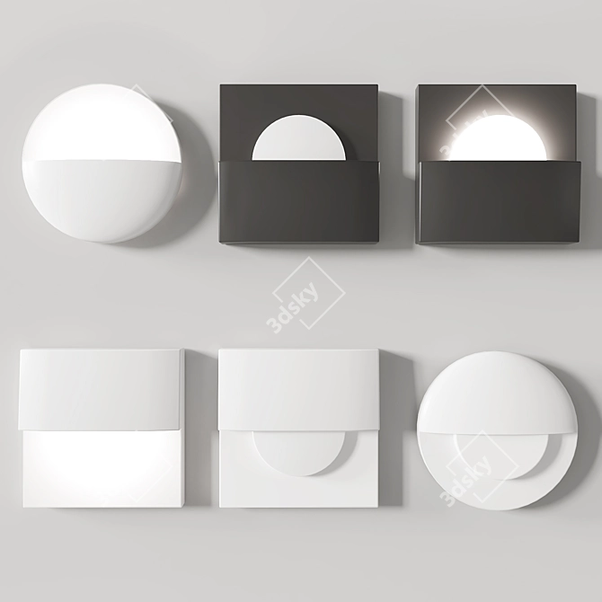 Decorative Recessed LED Spotlights 3D model image 1