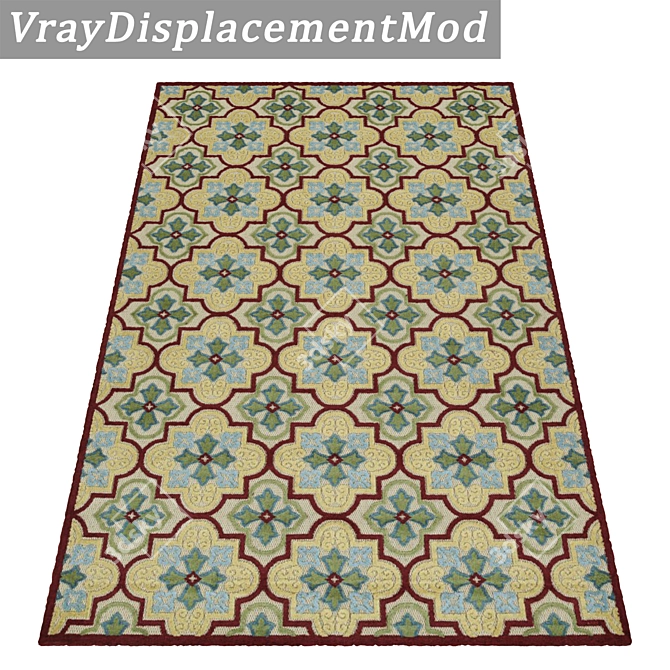 Luxury Carpets Set: High-Quality Textures, Multiple Variants 3D model image 3