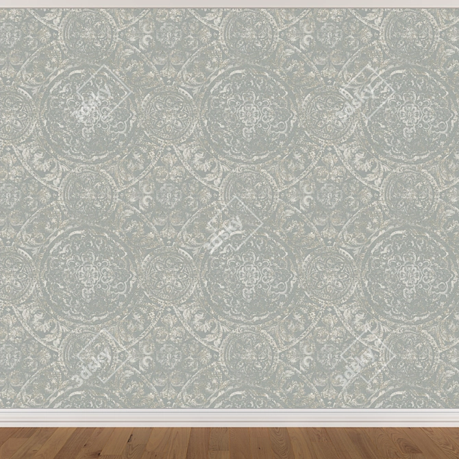 Seamless Wallpaper Set - 3 Colors 3D model image 4