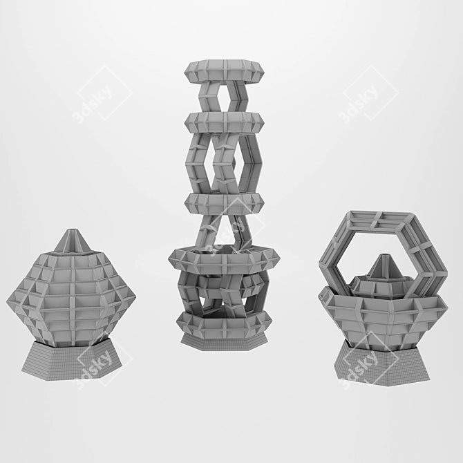 HexaCell: Endless Building Possibilities 3D model image 2