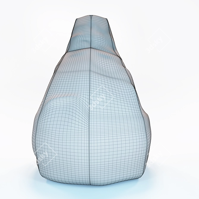 PBR-Optimized Bean Bag 3D model image 4