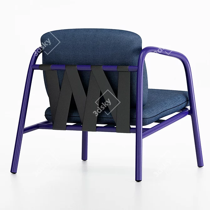 Modern Girl | Stylish Armchair 3D model image 3