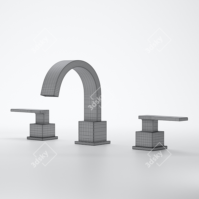 Modern Delta Vero Faucet 3D model image 4