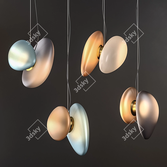 Modern Pendant Lights by Lampatron Lindis 3D model image 1