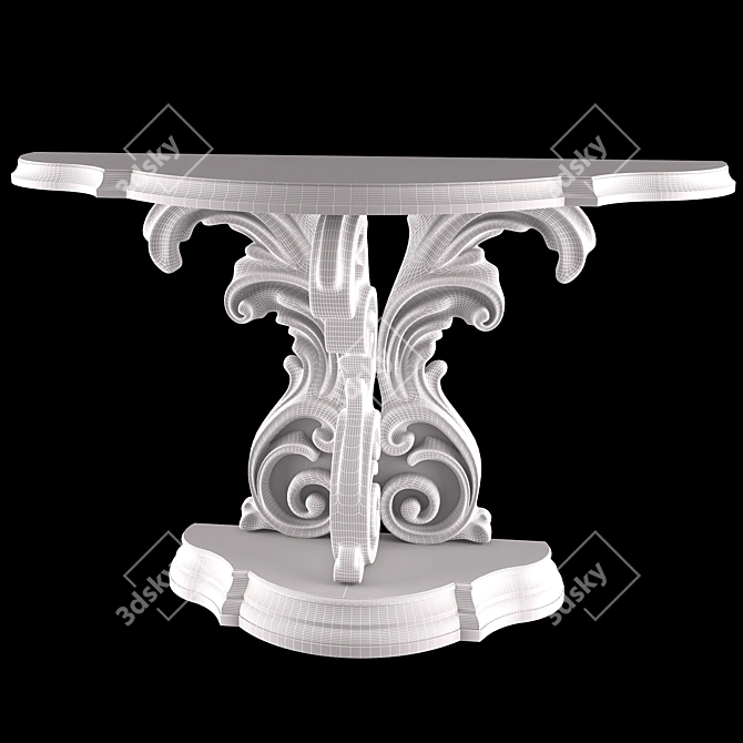 Elegant 908 Lenora Console 3D model image 2