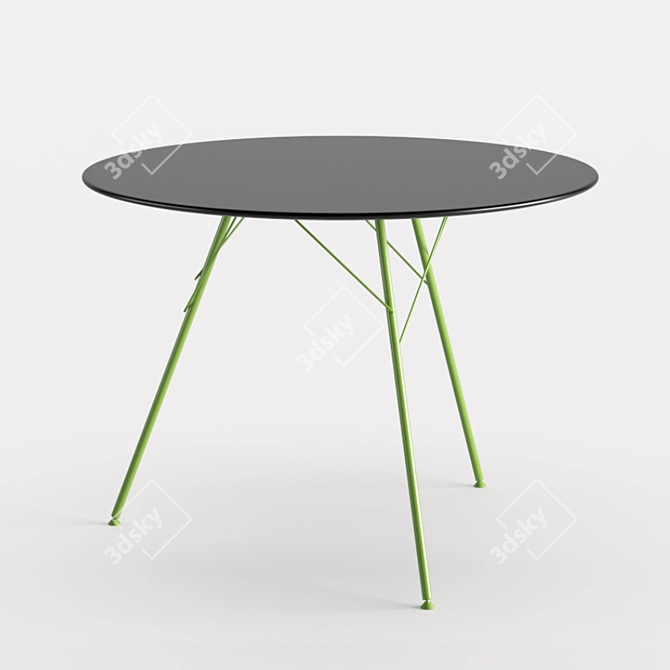 Sleek Leaf Table: Elegant Design 3D model image 8