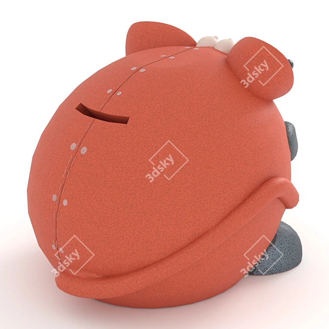 Cute Mouse Piggy Bank 3D model image 7