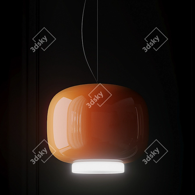 Modern Pendant Lights: Chouchin 1 & Chouchin 3 3D model image 2