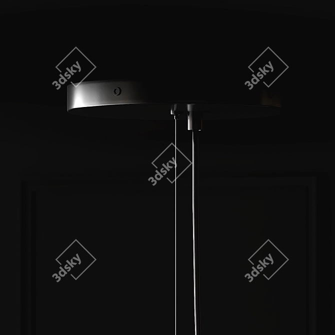 Modern Pendant Lights: Chouchin 1 & Chouchin 3 3D model image 4