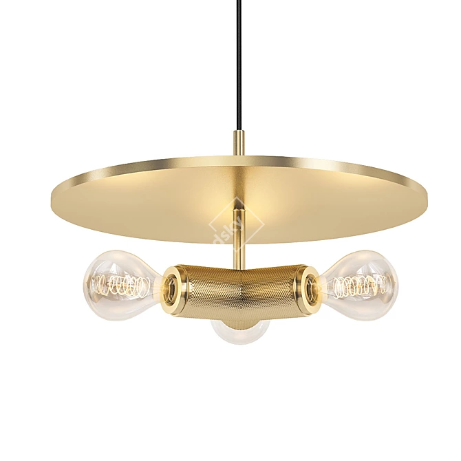 Nordic Elegance: Elliot Pendant Light 3D model image 1