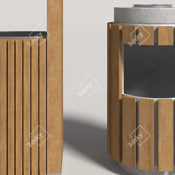 Urban Ballot Box: Sleek Exterior Design 3D model image 2