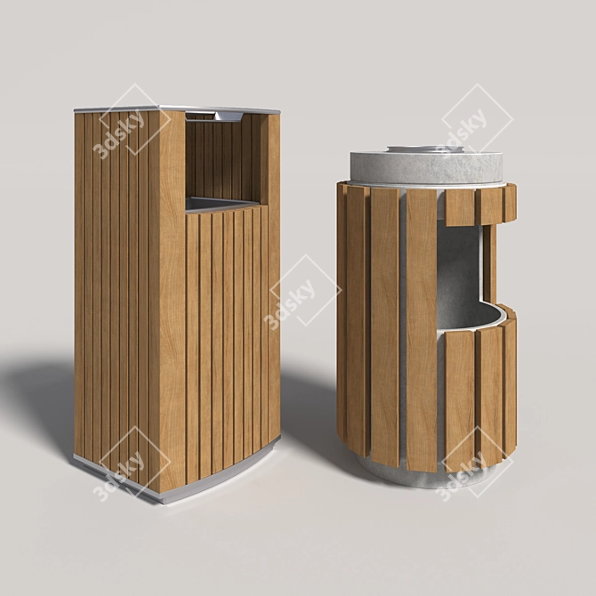 Urban Ballot Box: Sleek Exterior Design 3D model image 4