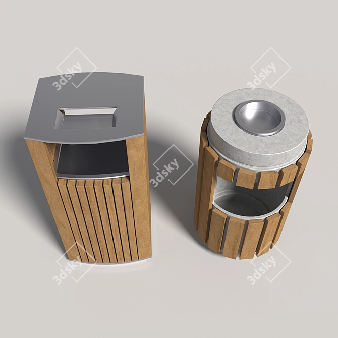 Urban Ballot Box: Sleek Exterior Design 3D model image 5