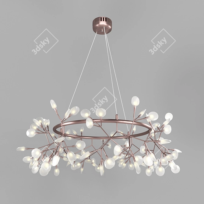 Moooi Heracleum 44.312: Elegant Copper Pendant Light 3D model image 1