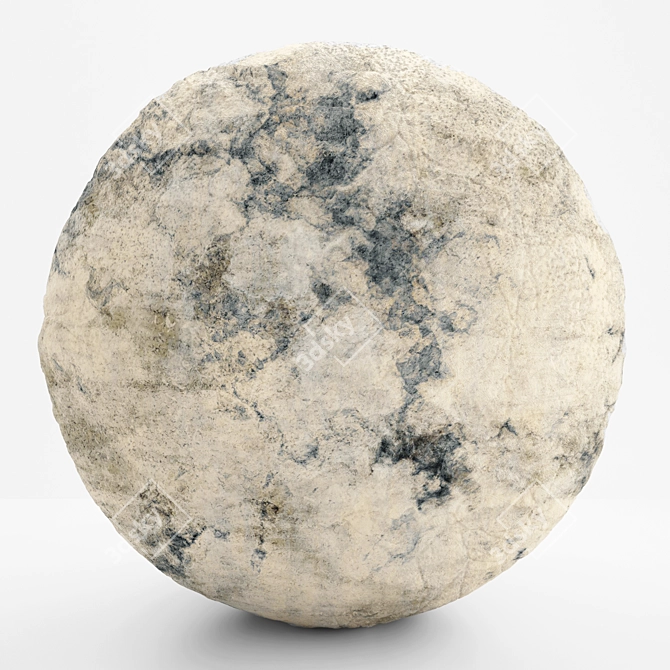 Gray Stone VRAY 4K Customized 3D model image 1