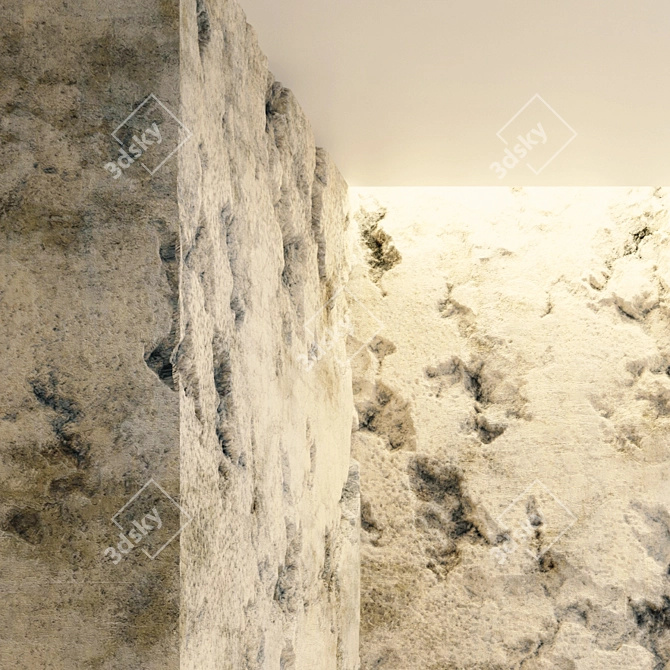 Gray Stone VRAY 4K Customized 3D model image 3