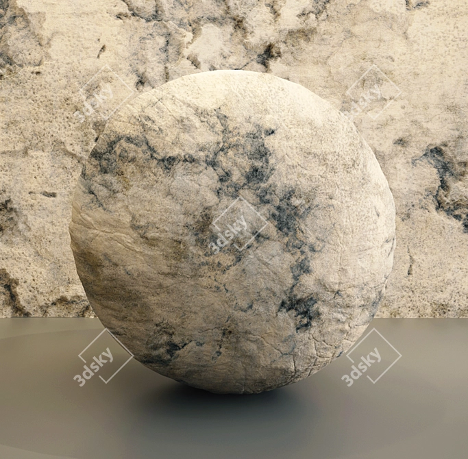 Gray Stone VRAY 4K Customized 3D model image 4