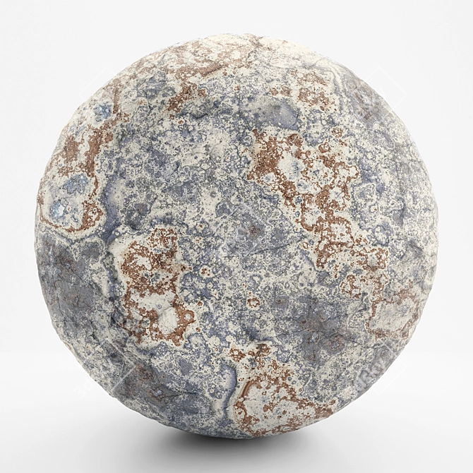 Grey Stone VRAY PBR 4k 3D model image 1