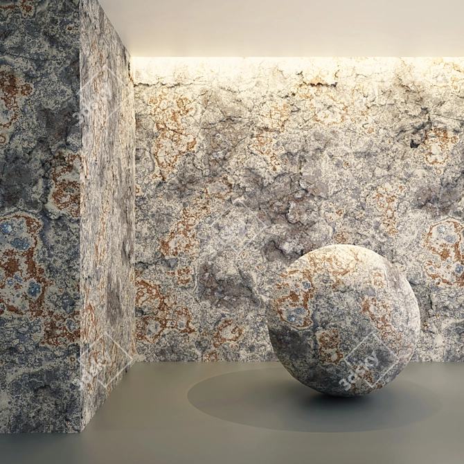 Grey Stone VRAY PBR 4k 3D model image 2