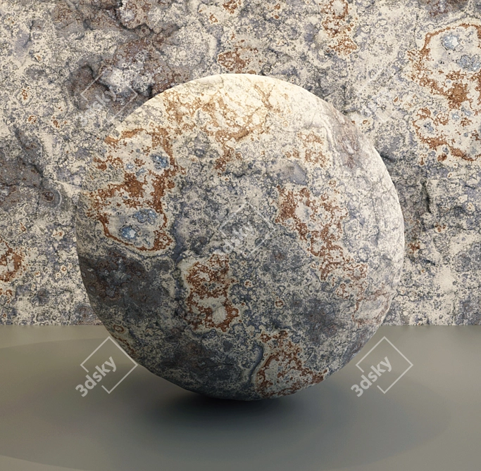 Grey Stone VRAY PBR 4k 3D model image 4