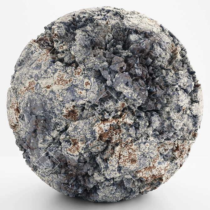 Grey Rock 3D Model VRay 3D model image 1